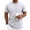 Gray, variant on Men's Summer Vintage Solid Crewneck T-Shirt, Short Sleeve Textured Stretch Casual Tee, Loose Breathable Vacation Daily Wear, Big and Tall Sizes S-3XL White