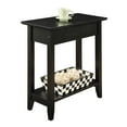 thumbnail image 3 of Convenience Concepts American Heritage 24 in. Tall Flip Top End Table, Black, 3 of 6