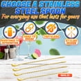 thumbnail image 4 of Juego de cucharas de bar The Little Green Change Gold de acero inoxidable, 4 of 9
