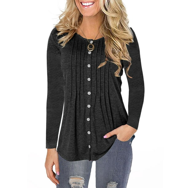 button down tunic women