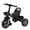 Black, variant on PopStore Toddler Tricycle with Non Slip Handle Grip