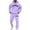 Light Purple, variant on Track Suits for Men Set Hoodies and Joggers Set Sweatshirt and Sweatpant Casual Outfits with Pockets