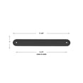 thumbnail image 2 of GlideRite 7-1/4 in. Rounded Backplate 6-5/16 in. 160mm Center-Center, Matte Black, 2 of 3