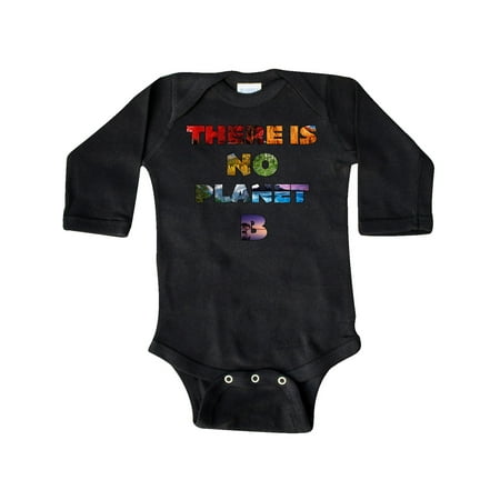 

Inktastic There is NO Planet B with Nature Rainbow Gift Baby Boy or Baby Girl Long Sleeve Bodysuit