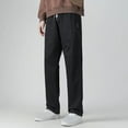 thumbnail image 1 of Pantalons pour Hommes Fins Amples Droits Sports Décontractés Simples Polyvalents, 1 of 10