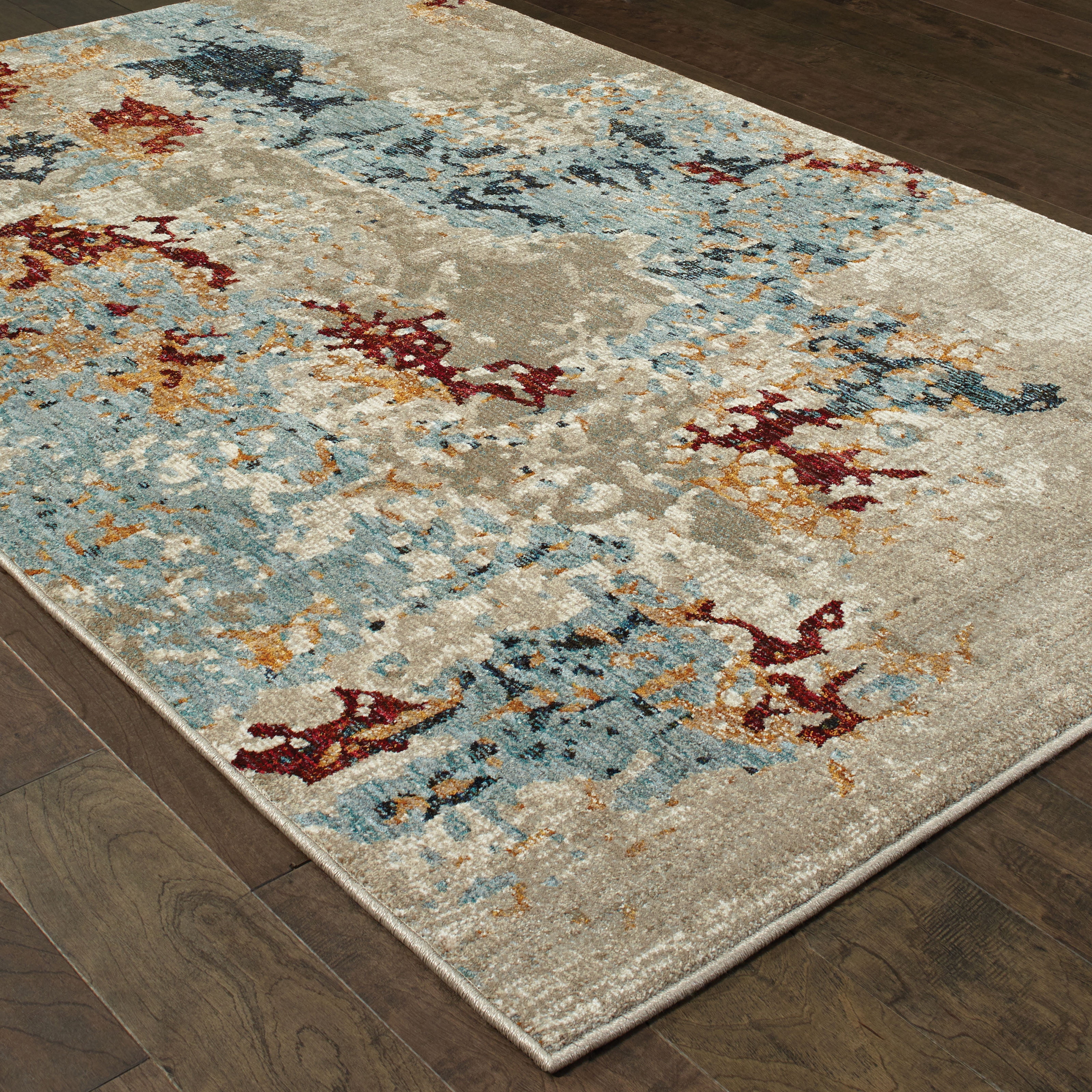 Avalon Home Everman Abstract Woven Area Rug, 6.56' x 9.84'