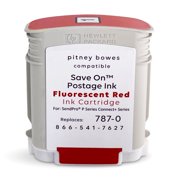 Pitney Bowes 787-0 Compatible Red Ink Cartridge (Standard) for SendPro P / Connect+ Series