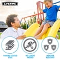 thumbnail image 4 of Lifetime Kid's Monkey Bar Adventure Metal Swing Set with Slide and Trapeze Bar (91022), 4 of 13