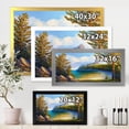 thumbnail image 4 of Designart 'Sunrise By The Wild Beach' Nautical & Coastal Framed Art Print, 4 of 4