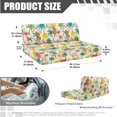 thumbnail image 3 of SCRAWLGOD Leopard Palm Tree Print RV Dinette Cushions Covers Stretch 2 Piece Set Camper Cushion Slipcover Soft Non Slip RV Dinette Booth Seat Cover, 3 of 8