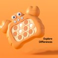 thumbnail image 2 of Juego Whac-A-Mole Juego de marmota con luz de sonido Hit Gophers Juego para bebé niño pequeño (naranja) Ndcxsfigh libre de BPA, 2 of 8