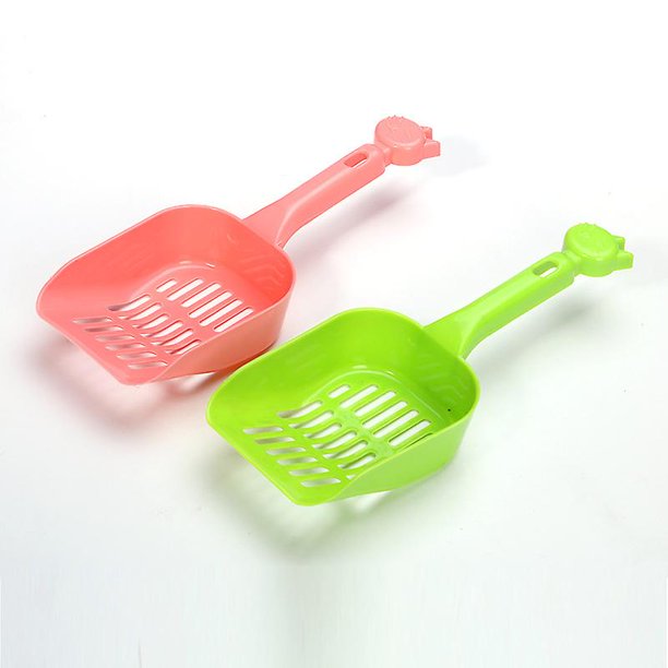 Set De 3 Palas Grandes De Plástico Para Gatos Y Gatos Rojo Verde Cocina, Decoración y Otros