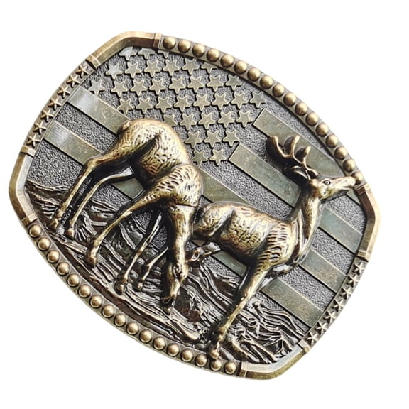Antique Carved Pattern Belt Buckle for 1.5-1.57Inch Width Waistband All Matching