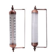 Tizuqe Convenient Thermometer Humidity Meter Vertical Thermometer Hygrometer Compact Humidity Gauge Meter Garden Use Tool