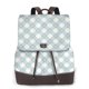 thumbnail image 1 of Fotbe Daisy Plaid Blue Mochila Bolso con Estampado para Mujer, Mochila Antirrobo de Nylon Impermeable, Bolsa Ligera de Hombro, 1 of 4