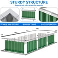 thumbnail image 4 of Dextrus Large Raised Garden Bed, Outdoor Patio Planter Box with Gloves & Reinforced Frame,3 Installation Methods for DIY Metal Patio Box for Plants, Vegetables, Flowers-8.5x3x1FT, Green, 4 of 5