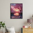 thumbnail image 4 of Paint by Numbers Kit for Adults, Cherry Blossom Sunset Serenity Bridge Paint by Numbers, Easy Paint by Numbers Kit for Adults Beginner, DIY Adult Paint by Number Kits on Canvas, Home Decor, 4 of 7