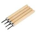thumbnail image 4 of LLC 4pcs Wood Carving Knife Manual Sharpener Rubber Stamp Knives Carving Tools Set, 4 of 5