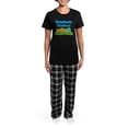 thumbnail image 4 of CafePress - Graduate Student Extraordinaire Women's Dark Pajam - Women's Short Sleeve Print T-Shirt and Pants Dark Cotton Pajama Set, 4 of 7