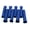 Blue, variant on 8 PCS 1800° Spark Plug Wire Boots Heat Shield Protector Sleeve SBC BBC