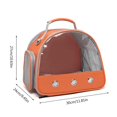 thumbnail image 3 of Pet Carriers Bag Portable Bag Hamster Bird Carrier Bags Outgoing Outdoor Travel Pet Hamster Handbag with Mesh Window, 3 of 4