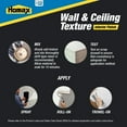thumbnail image 2 of Homax Premixed Popcorn Ceiling Texture for use with Texture Gun and Hopper, 2.2 Liter, 2 of 2
