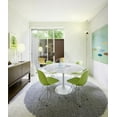 thumbnail image 6 of 2xhome Green Desk Chair Mid Century Modern Industrial Contemporary Plastic Molded Shell Assembled Chair Chrome Base, Set of 1, 1 piece, 6 of 7
