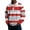 Tops-194Red, variant on LEKWK Mens Long Sleeve Shirts Waffle-Knit Color Block Striped Shirts Lapel Collar Casual Shirts Breathable Soft Golf Rugby Daily Wear Tops