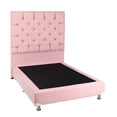 thumbnail image 3 of Box Base Cama Matrimonial + Cabecera Capri Rosa Dicasa, 3 of 10