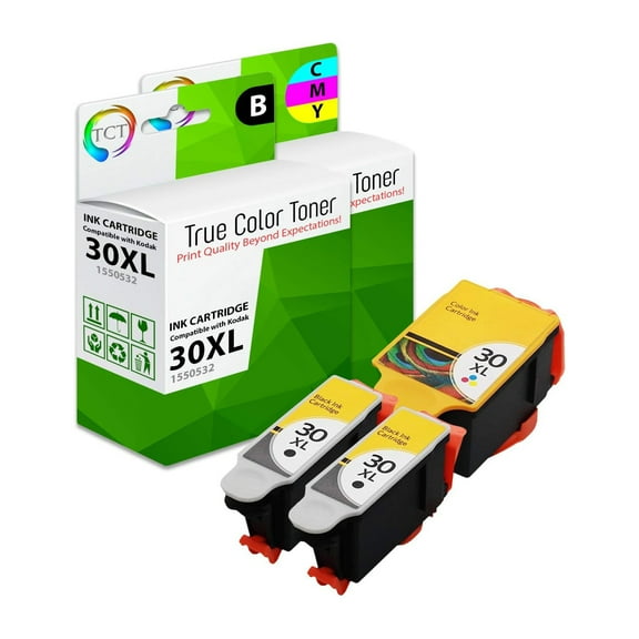 TCT 30XL Ink Cartridge 3 Pack - Premium Compatible Replacement for Kodak 30XL 30 XL High Yield