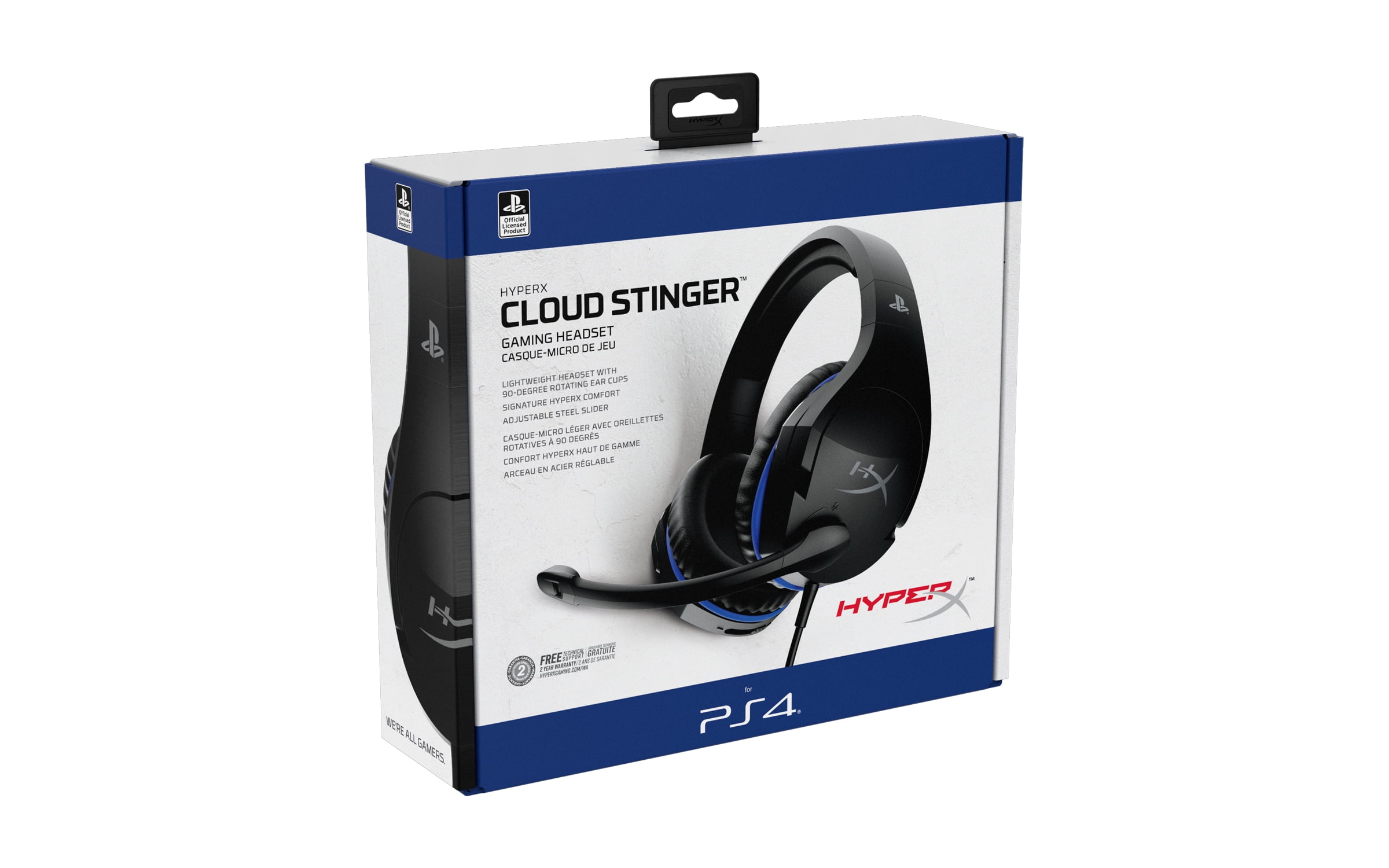 Stinger HX-HSCSS-BK/AM Black, PlayStation 4, HyperX, for PS4, Cloud