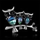 thumbnail image 3 of Moda personalizada animales búho forma broche Pin mujeres joyería accesorios regalos, 3 of 8
