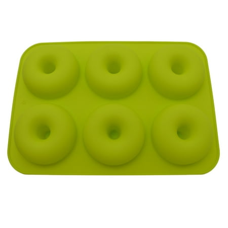 6-Cavity Silicone Donut Baking Pan Non-Stick Mold Dishwasher Decoration (Best Donuts In Orange County Ca)