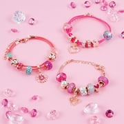 Make It Real: 28 Pieces, DIY Unique Charm & Bead Jewelry Kit, Tweens & Girls, Kids Ages 8+