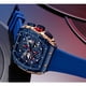 thumbnail image 2 of Reloj para hombre, reloj curvo con espejo degradado, hueco, reloj deportivo para exteriores para hombre, 2 of 4