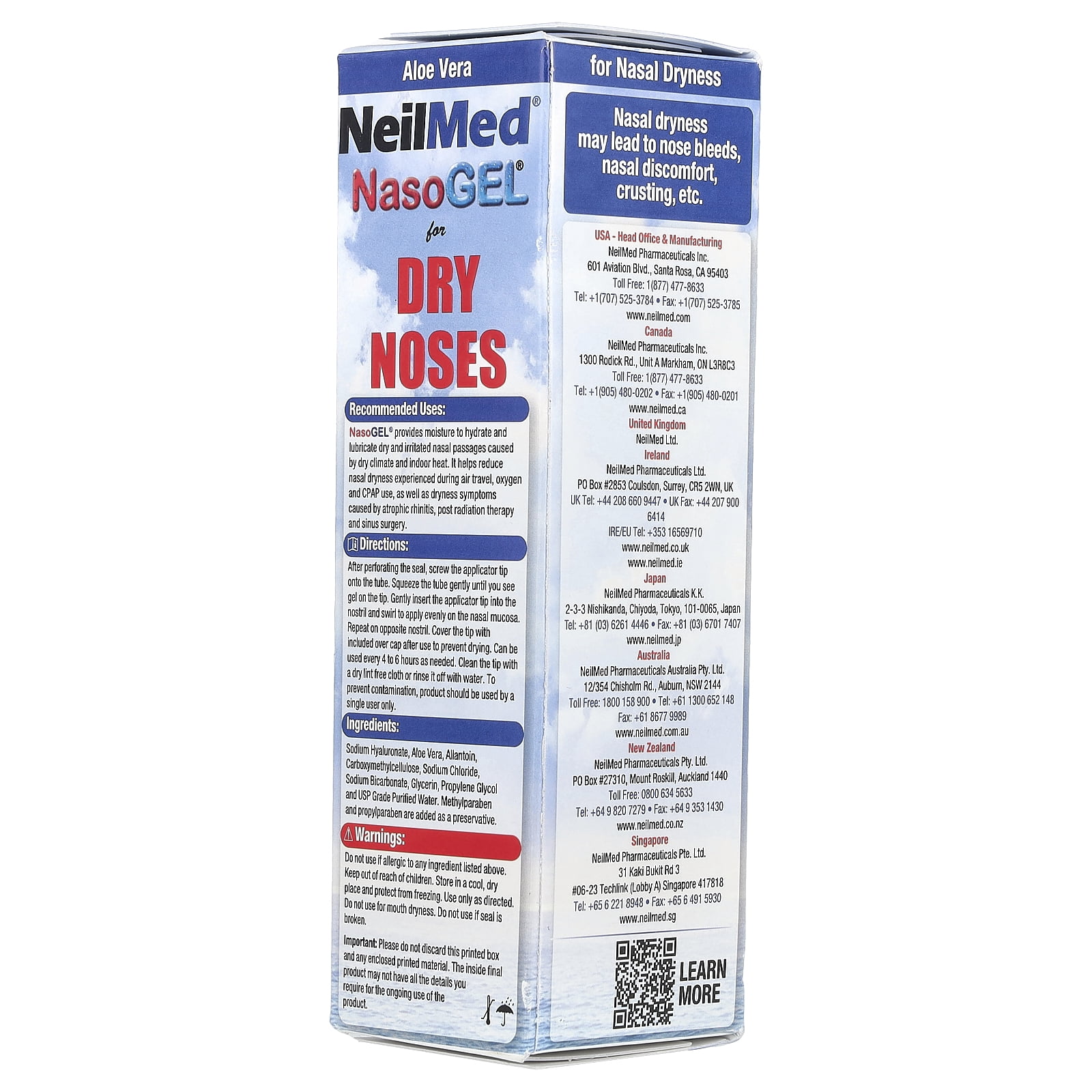 lubricante nasal en gel 5 Pack main image 1