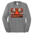 thumbnail image 2 of Wild Bobby Cincinnati Football Joe Sheisty Sports Men Long Sleeve Shirt, Heather Grey, XX-Large, 2 of 5