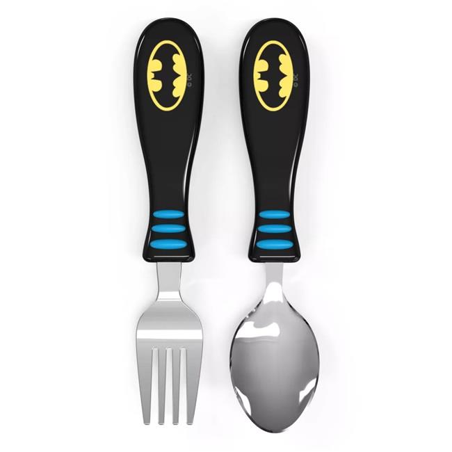 Batman 804497 Batman Easy Grip Flatware Fork Spoon Set