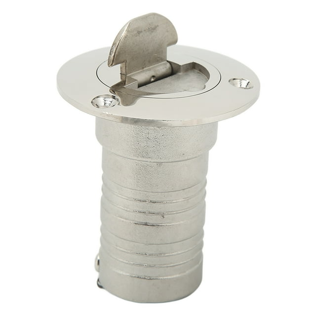 Boat Deck Fill Filler, Easy To Use Stainless Steel Rustproof Marine Boat Deck Filler With Keyless For Boat GAS,DIESEL,WASTE,WATER,FUEL