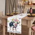 thumbnail image 2 of Table Runners 72 Inches Long Dress Scarves, Spring Pig Farmhouse Kitchen/Dining Table Runner, Coffee Tablerunners, Butterfly Botanical Floral Summer 14x72 Inch, 2 of 9
