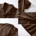 thumbnail image 5 of Wlynlyn Mens Button down Shirts Casual Short Sleeve Textured Summer Vacation Beach Shirts Solid Color Dress Blouses, 5 of 7