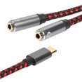 thumbnail image 5 of Cable adaptador de puerto tipo C a doble de 3,5 mm para Note10/9/s22/s21/s20, 5 of 5