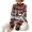 Brown, variant on WRKEKC Women's Christmas Theme Knit Pullover Sweater Crewneck Long Sleeve Casual Holiday Festive Cozy Tops Winter Womens Sweater