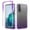 Purple, variant on For Samsung S23 Ultra Case, Mantto Full Body Protective Gradient Bumper Shockproof Slim Hybrid Back Soft Silicone Rubber TPU Bumper Clear Phone Case For For Samsung Galaxy S23 Ultra - Purple