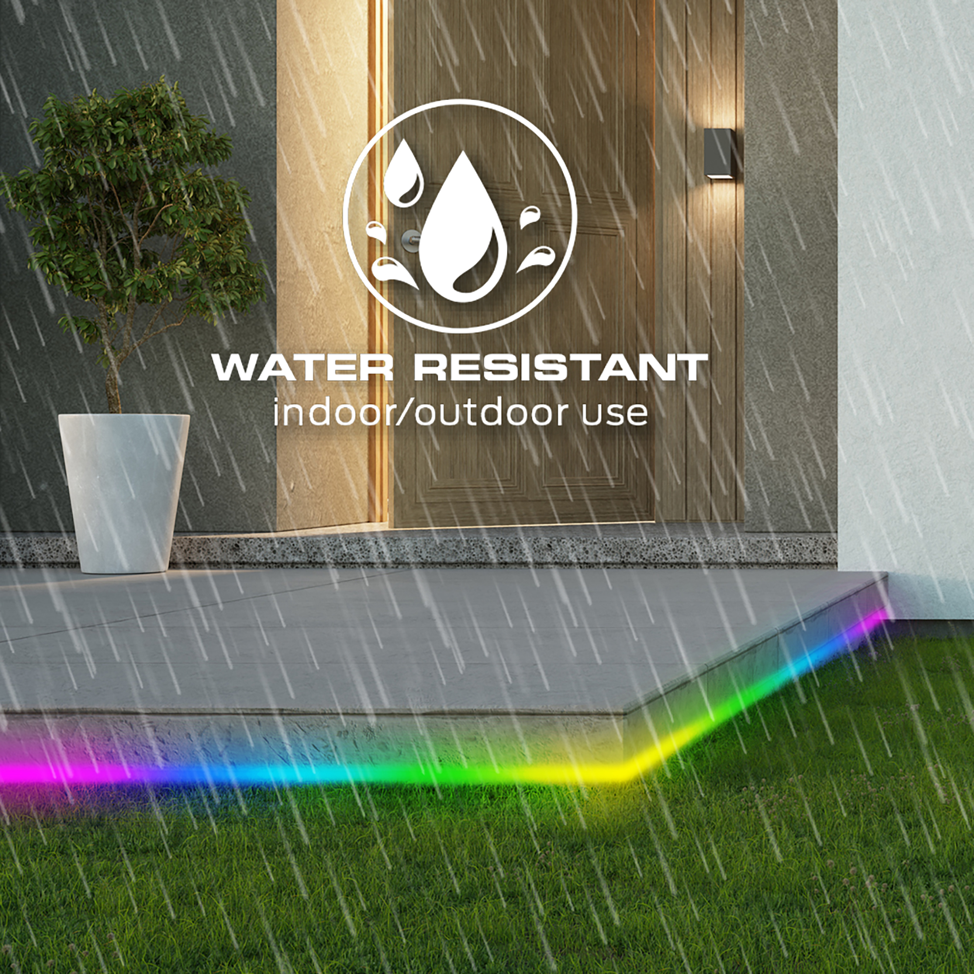 Monster 16.4ft Neon LED Strip Lights, Multicolor Flow photo 4