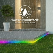 Monster 16.4ft Neon LED Strip Lights, Multicolor Flow LED Lights for Indoor & Outdoor Decor, Mounting Clips Included