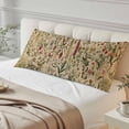 thumbnail image 4 of Rustic Botanical Body Pillow Covers, Vintage Floral Wildflower Soft Breathable Throw Pillow Cases with Invisible Zipper, Decorative Pillowcase Pillows Protectors for Sofa Bed Couchair 20"x54", 4 of 9