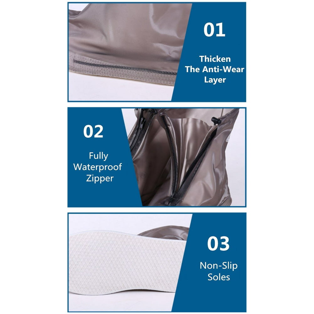 Details about   Disposable Shoe Covers Waterproof Protector Non-Woven Non-Slip Reusable Antidust 