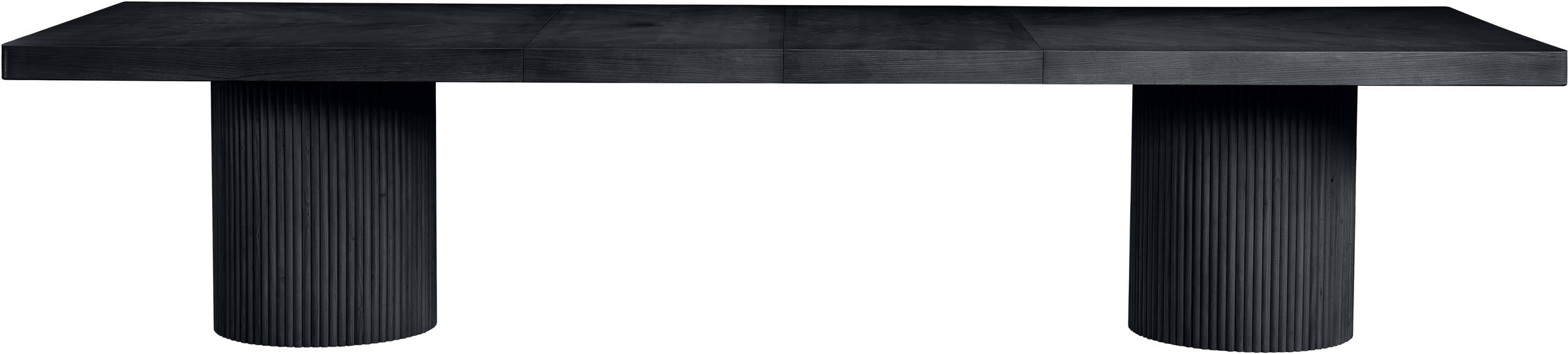 Meridian Furniture Belinda Black Acacia  with Veneer Dining Table
