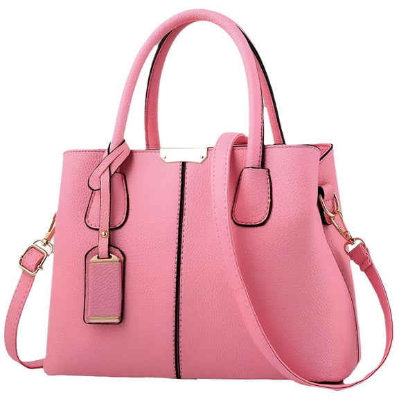 TELOLY Pink Purses for Women,Practical and Stylish Pink Purse,Multiple Carrying Options Satchel Bags for Women,Beige